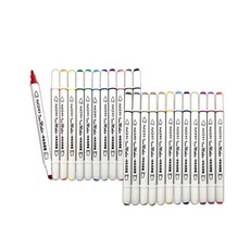 BlueMato 雙記號筆簽名筆 24 色 TMP003, 混色, 1套