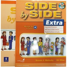 Side by Side Extra 3E 4단계 Set SB WB, Pearson