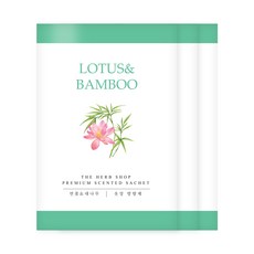 The Herb Shop優質香氛香袋 竹子&蓮花, 20克, 3個