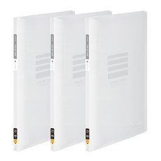 ECO Chungwoon 彩色插頁透明文件夾 20頁 A4, 透明, 3個