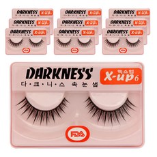 Darkness 假睫毛 X up6, 單一顏色, 10個