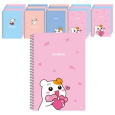 아이비스 에비츄 슬림원링노트 EB11099, 랜덤 발송, 20개