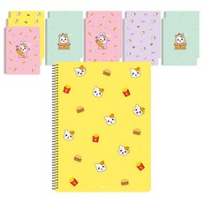 아이비스 에비츄 좌철 원링노트 EB11018, 랜덤 발송, 12개