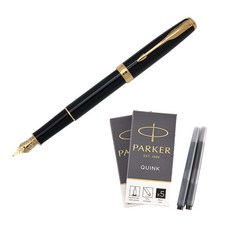 PARKER 鋼筆 New Sonnet 2 Lacquer Black GT 大量套組, EF, 混色