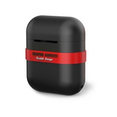 MINIPLE 에스 아모르 에어팟 이어폰 케이스, 블랙, 1개