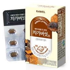 로엘 차가버섯 정, 30정, 1개