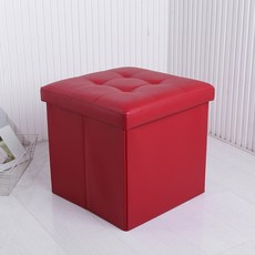 신원 맨디 수납스툴, 레드