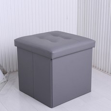 신원 맨디 수납스툴, 그레이