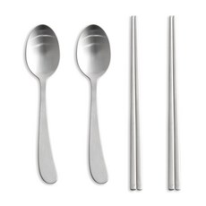 孩童湯匙筷子組, 單色, 2組, 筷子+湯匙