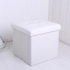 신원 맨디 수납스툴, 화이트