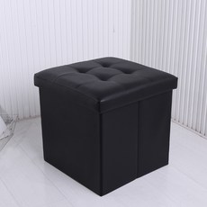 신원 맨디 수납스툴, 블랙