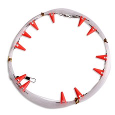 DCAPS Delta旋轉鐵絲網，8段透明魚鉤隨機送, 1個