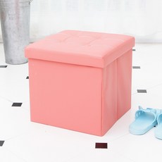 Shinwon Caroline收納椅凳, 淺粉色