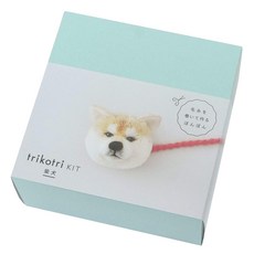 Brandyan Tricotri 柴犬毛線球寵物 DIY套組 01-148A, 1套, 混合顏色