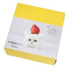 品牌紗線 Tricotri 波斯貓毛球寵物 DIY套組 01-148E, 1套, 混合顏色