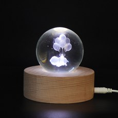 아트조이 LED 3D 크리스탈 구슬 무드등, 풍선여행