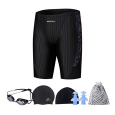 aquatica 男士室內泳褲 BH18 選手用泳鏡 6件組