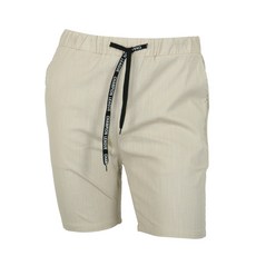 Indio 男女通用夏季彈性亞麻短褲 MCPIN8044 [0382748294]