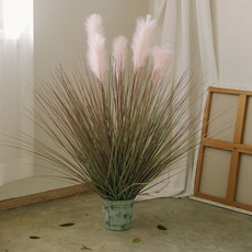 아스파시아 아르젠티 갈대 조화나무, 혼합 색상, 1개