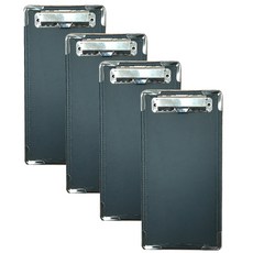 에코청운 고급레쟈 간이데이다 A6, 검정, 4개