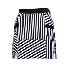 BMU 女款不規則條紋短裙 ASBU4074