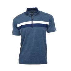 LUCEN 男款拼色立領短袖上衣 CTLU2022