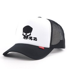IAMCAP 骷髏頭圖案雙色網眼棒球帽 L號