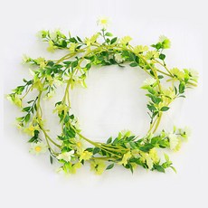 JOART 人造雛菊花藤 3入, 綠色