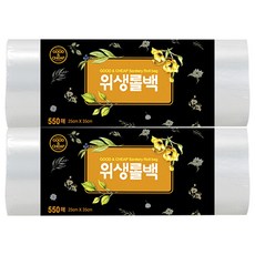 굿앤칩 위생롤백 25 x 35 cm 550매, 2개