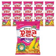꼬깔콘 달콤한맛 과자, 72g, 16개