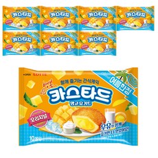 롯데카스타드 망고요거트 10p, 220g, 8개
