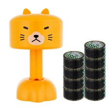 IRIS OHYAMA Anydol 多用途膠帶清潔劑加黃色軟手柄 + 補充裝 9p, 1套