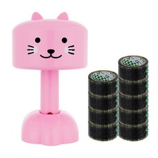 IRIS OHYAMA Anydol 多用途膠帶清潔劑加粉色拉賓手柄 + 補充裝 9p, 1套