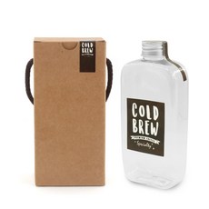 Glassdomae 方形扁平 PET 包裝包裝鋁銀 C 塞 20 套, 混色, 300毫升