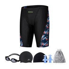 aquatica 男性室內泳裝 一般泳鏡 6件組