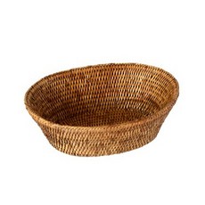 BIK 手工緬甸藤編 IT CO 011 橢圓盤籃 Large, 單一顏色, 1個