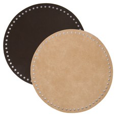 Hamanaka 圓形包底 2款, 深棕色, 米色, 1套