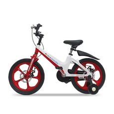 알파카 주니어 바이크 J6, 화이트 + 레드, 108cm, 1개