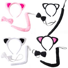 PARTYSHOW 貓咪髮箍3件組, 混色, 4套