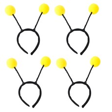 PARTYSHOW 海綿觸角髮箍, 黃色, 4個