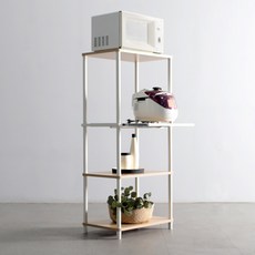 소프시스 알파 폴로 4단렌지대, 오크 + 화이트, 4단