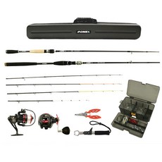 아오맥스 루마인 와이드 바다 루어 낚시대 14종 세트, 혼합색상