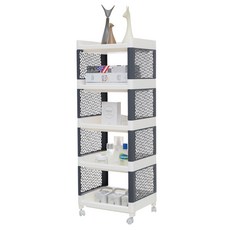 Hello Living City Life可動式5層收納櫃, 1組, 炭灰色