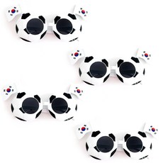 PARTYSHOW 太極旗國旗眼鏡, 混合顏色, 4個