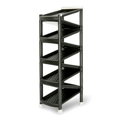 UNKNOWN 9層藤編塑膠鞋架, 1個