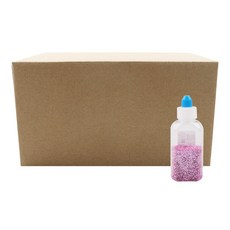 유니아트 반짝이가루 메탈, 분홍, 20개