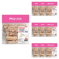 Uniart G003木針尺寸混合隨機運輸, 10個, 原木