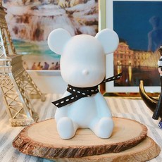 Mipuda熊布里克石膏芳香劑 白色, 白色麝香