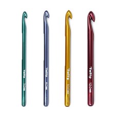 튤립 왕코바늘 4종 세트, 1세트