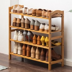 TREE Floating 4 步竹鞋櫃 69cm, 棕色的